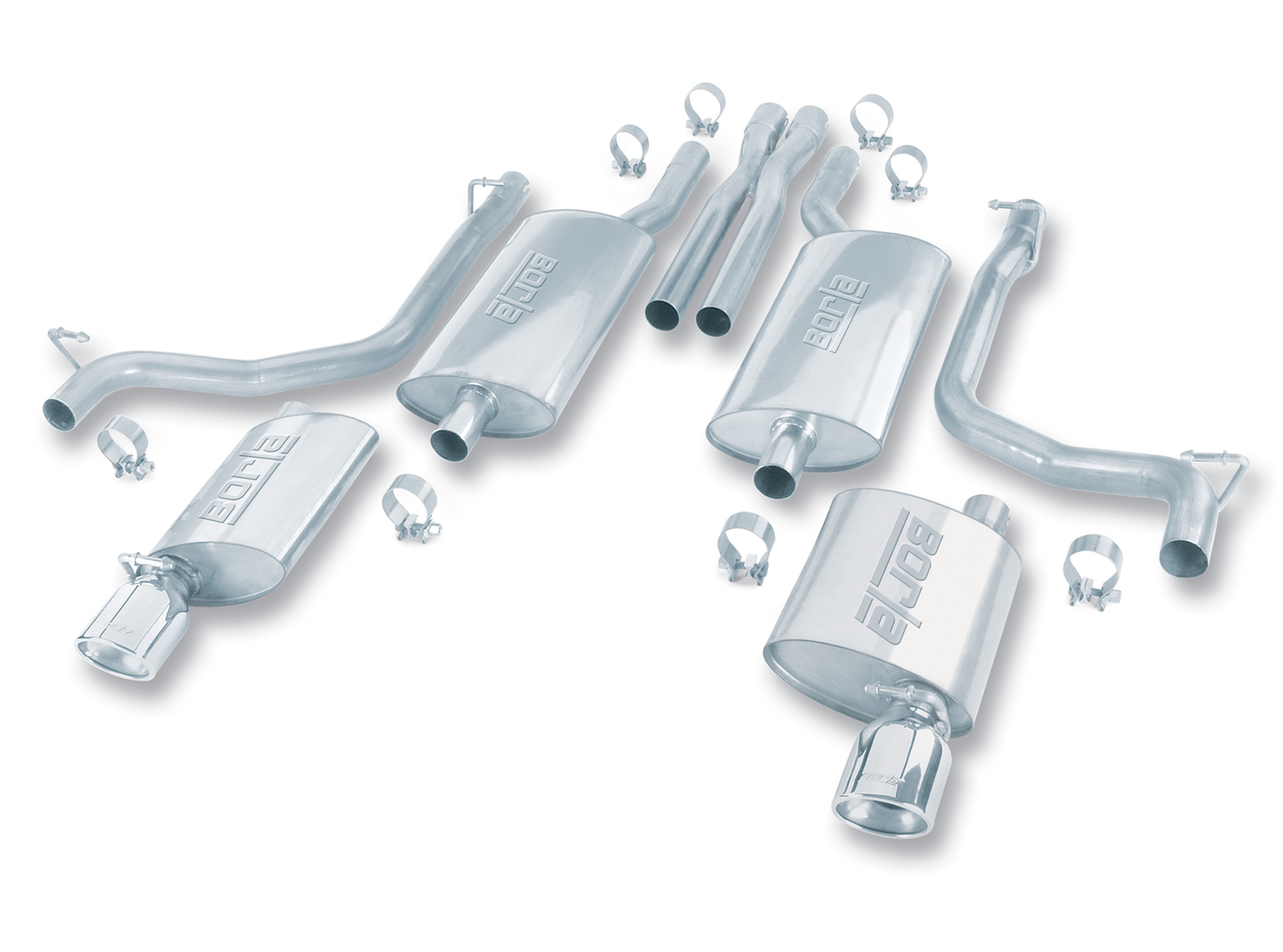 Dodge Magnum Rt 5.7l V8 2005-2008 Borla 2.5", 2.25" Cat-Back Exhaust