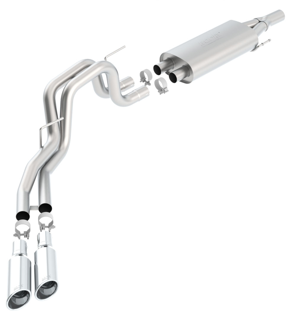 Ford F150 Svt Raptor 6.2l 2010-2012 Borla 3", 2.5" Cat-Back Exhaust