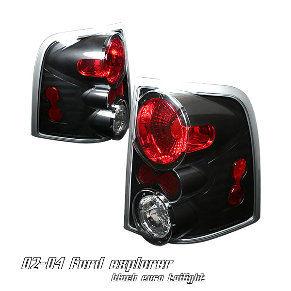 2002 Ford explorer black tail lights #5