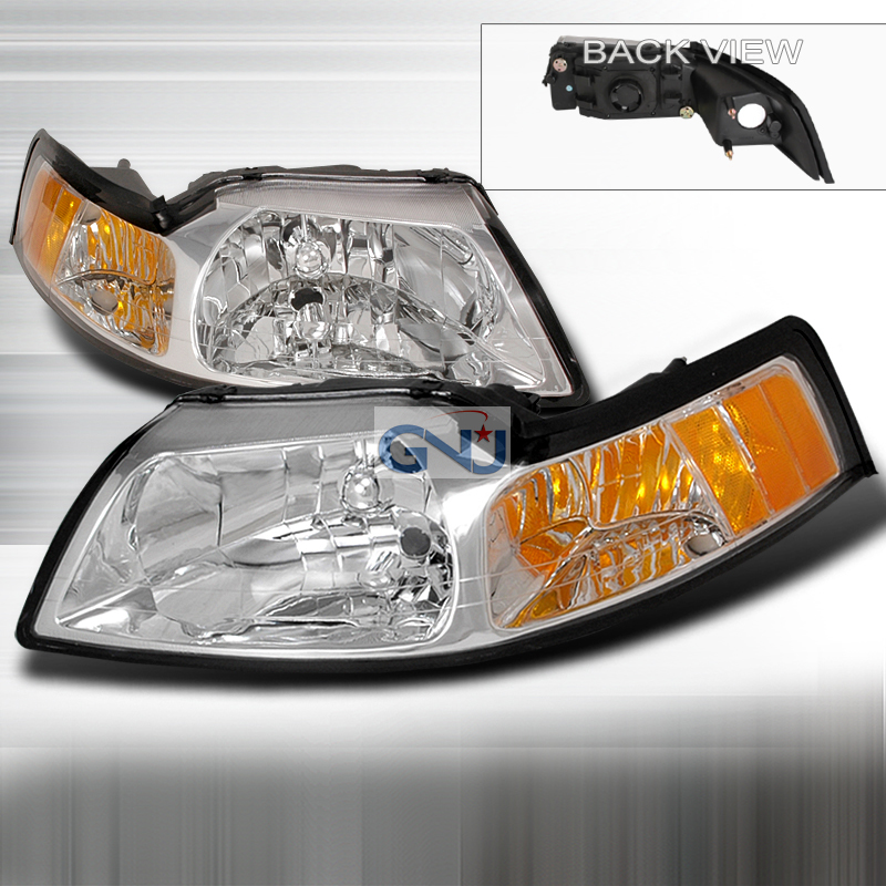Install headlights 1999 ford mustang #6