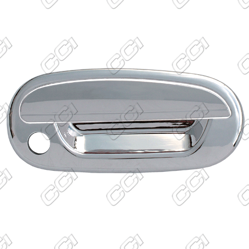 thumbnail image 2 of Chrome Door Handle Covers For Ford F-150 1997-2003 (Standard/Extended Cab) – 4-Piece Set With Keypad Hole 2 of 3