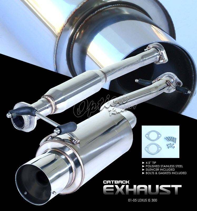 Lexus IS300 2001-2005 Cat Back Exhaust System by KS - FC-20