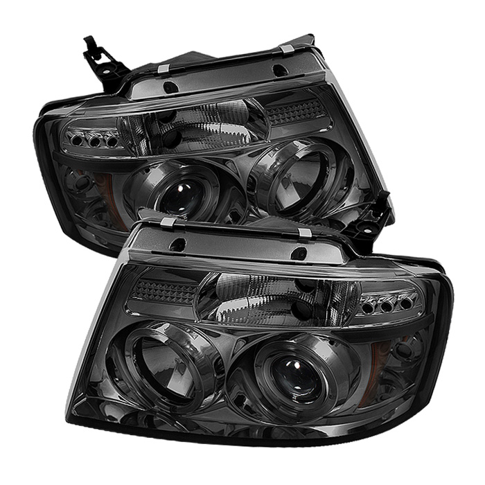 Smoked projector headlights ford f150 #7