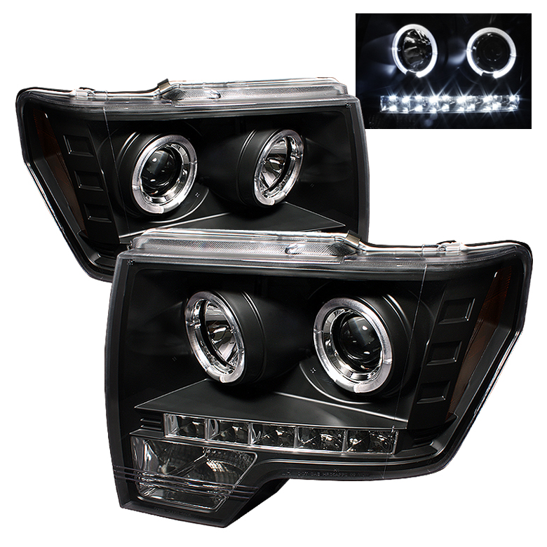 Halo projector headlights for ford f150 #8