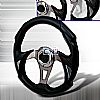 Battle 320mm Steering Wheel - (black W/ Red STItch)