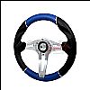 Technic 3 320mm Steering Wheel - (black/Blue)