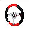 Technic 3  320mm Steering Wheel - (black/Red)