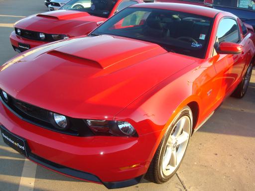 Ford mustang hood painted scoops #10