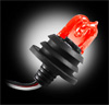 RED 90-Watt Strobe Light Bulb