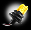 AMBER 90-Watt Strobe Light Bulb